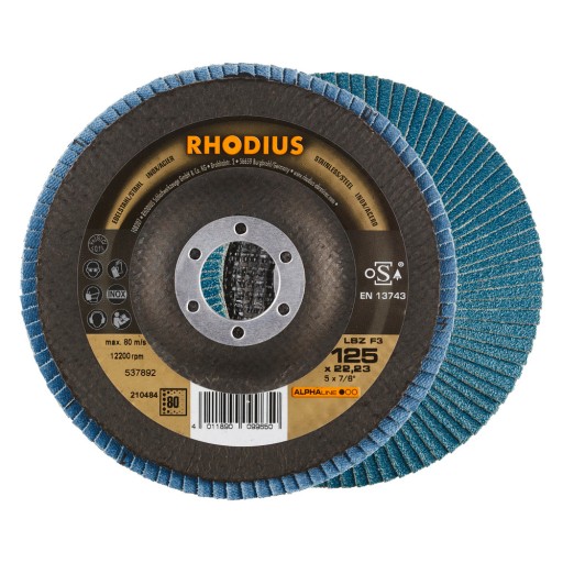 RHODIUS KLAPKA 125x22 GR80 F3 ALPHA
