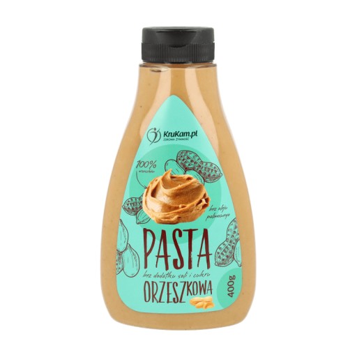 ORIEŠKOVÁ PASTA VO FĽAŠI 100% 400G - KRUM