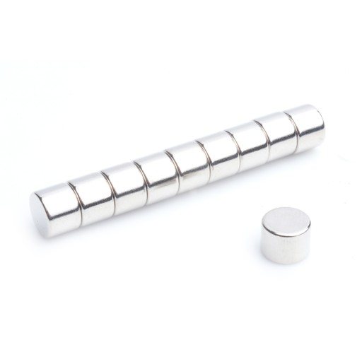 Cylindrický neodymový magnet MW 8x6 mm N38
