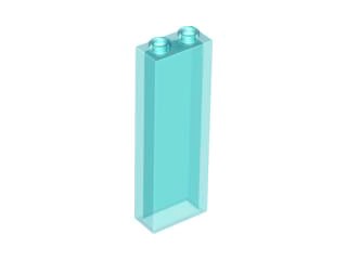 Lego New Brick Post Trans-Light Blue Brick 1 x 2 x 5 46212