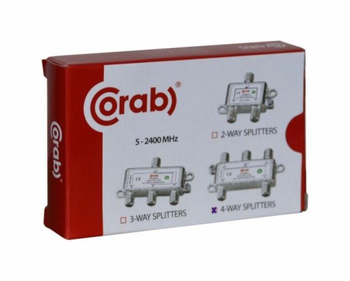 SPLITTER-SPLITTER 5-2400 Mhz CORAB 4 WAY S PR