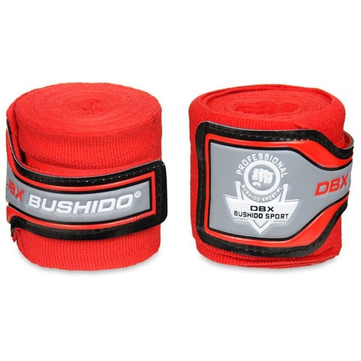 ELASTICKÉ BOXERSKÉ BANDÁŽE, 4M ČERVENÉ