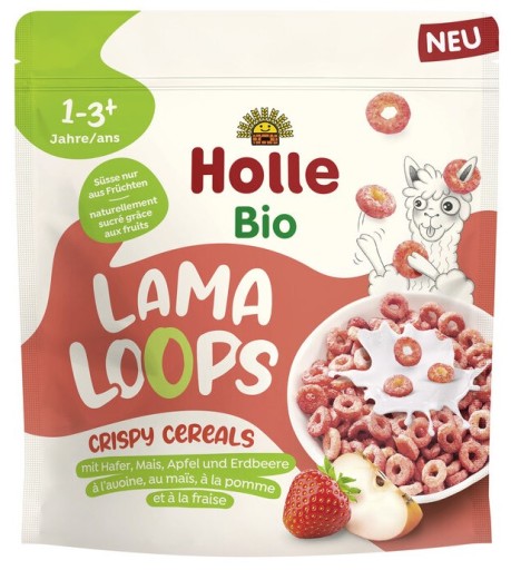 HOLLE LAMA LOOPS EKOLOGICKÉ PNEUMATIKY RIPS VLOČKY JAHODOVÉHO MLIEKA 1+