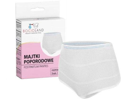 Bocioland Popôrodné sieťované nohavičky L 2 ks