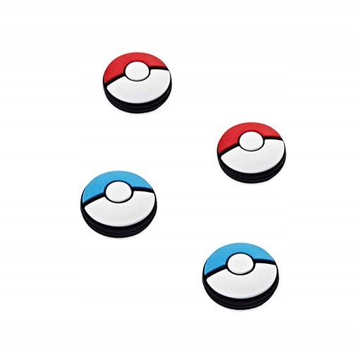 IRIS Sada 4 farebných krytov gombíkov Switch Lite so vzorom Pokeball