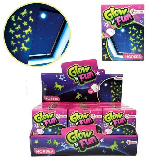 Nálepky Hviezdy Kone Žiariace FLUORESCENT