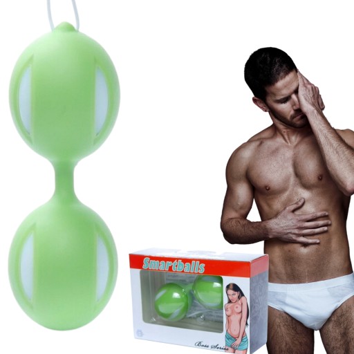 Zelené gejšové stimulačné loptičky Boss Series
