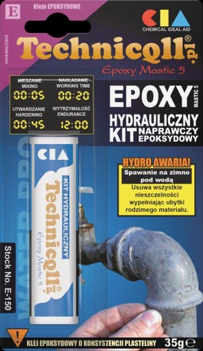 Epoxidový vodoinštalačný tmel CT7