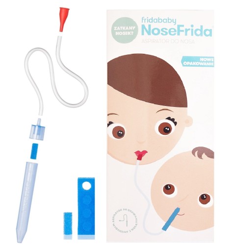 NOSEFRIDA FRIDA NOSÁLNY ASPIRÁTOR KATAREK + 4 FILTRE HRUŠKOVÝ EXTRAKTOR