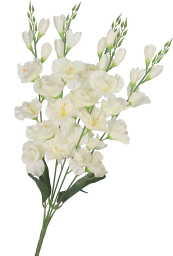 KYTICA Z Gladiolov, Gladiolus, 5 Vetiev, Dekorácia, Umelé Kvety, Smotana, Gladioly