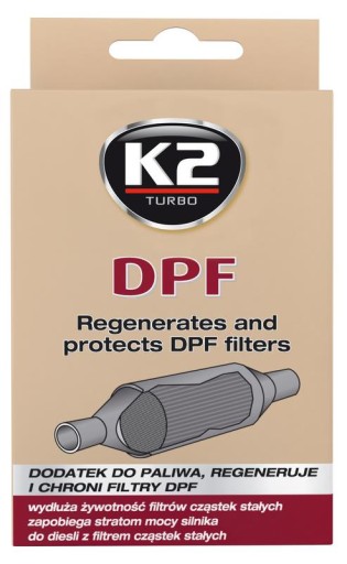 K2 dpf prísada do paliva chráni dpf filtre 50ml