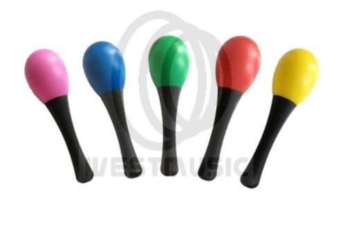 LATINO maracas pre deti - červené