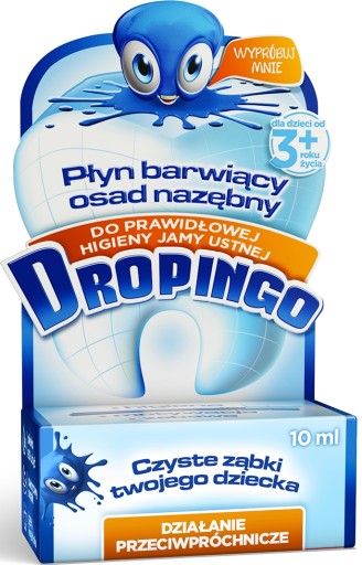 DROPINGO Fluid na farbenie zubného plaku 10 ml