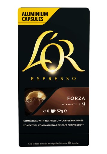 Nespresso Jacobs L'OR Espresso FORZA 10 kapsúl
