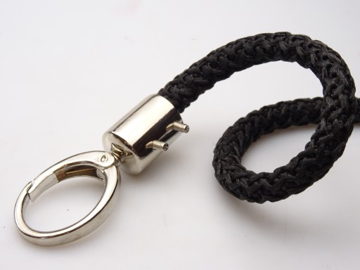 Rúčka tašky s karabínkou 13 x 62 mm, strieborná
