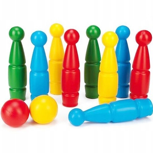 ZRUČNOSTNÁ HRA BOWLING PRE DETI 8 KS + 2 loptičky