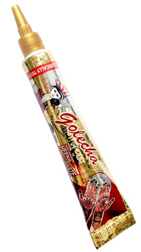 GOLECHA Henna na tetovanie ČERVENO-HNEDÁ v tube 25 g PPD ZDARMA Originál