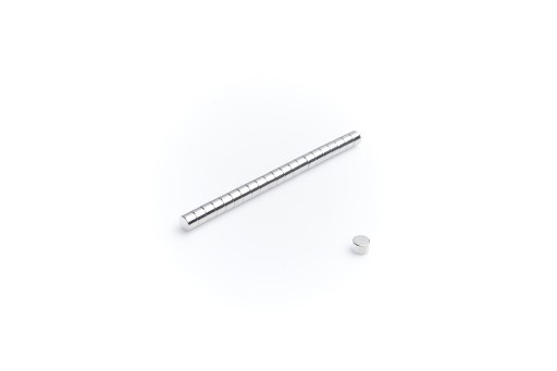 Neodymový magnet valcový MW 5x3,5 N38 10 ks