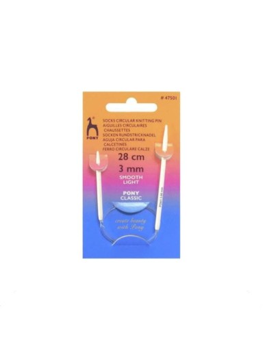 Ihlice do ponožiek poníka 3,0 mm 28 cm