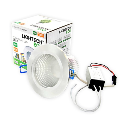 Stropné svietidlo pod omietku DOWNLIGHT 9W LED panel