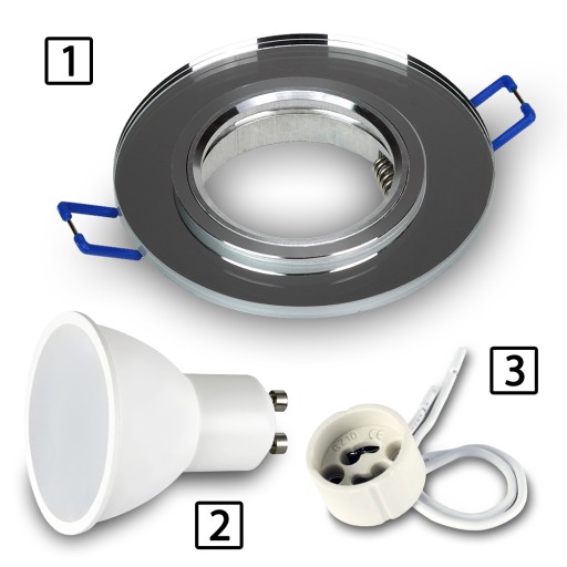 Halogénové svietidlo ROUND GLASS MIRROR pre LED