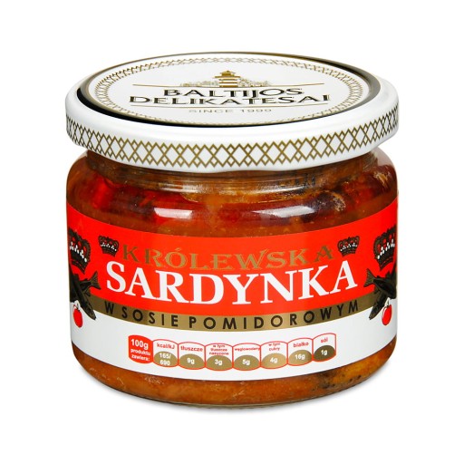 Divoká kráľovská sardinka v paradajkovej omáčke LITVA