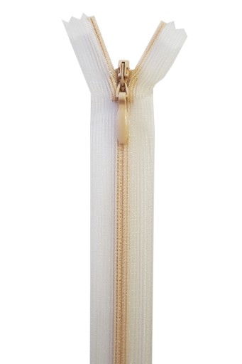 Transp na skrytý zips. C3 50 cm Nahá