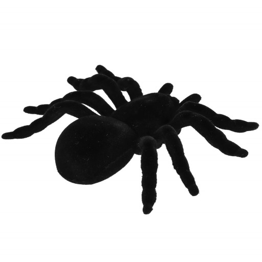 UMELÉ HALLOWEENSKÉ PAVÚKY ČIERNE 2 ks DEKORÁCIA VEĽKÁ STRAŠIDLÁ OZDOBA