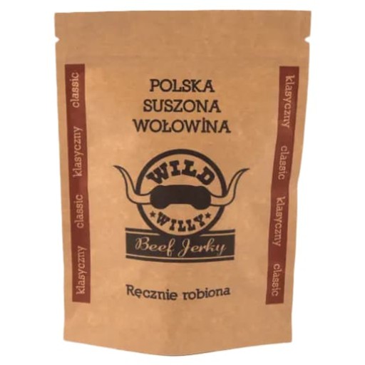 Wild Willy Beef Jerky sušené hovädzie mäso, klasická príchuť, 50 g