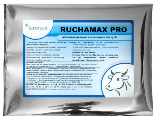 RUCHAMAX PRO A 100 G zlepšenie chuti do jedla, acidóza