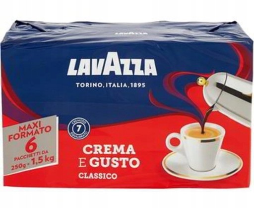 Lavazza Crema E Gusto Forte mletá káva 1x250g