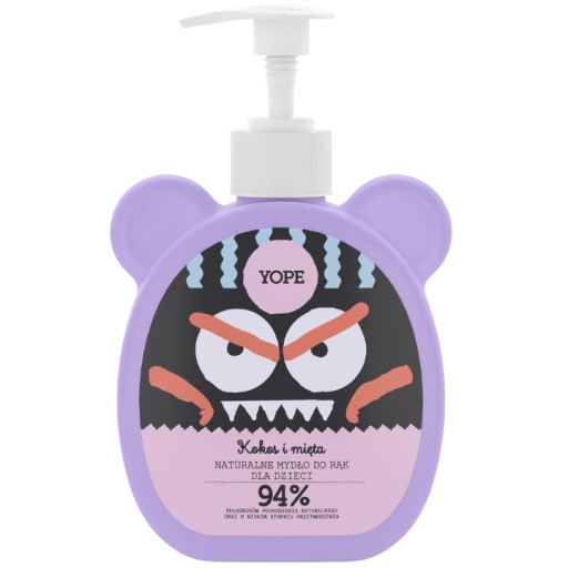 Yope prírodné tekuté mydlo pre deti kokosová mäta 400 ml