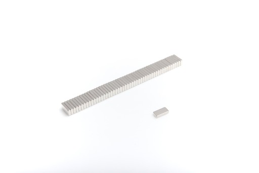 Neodymový tanierový magnet MPŁ 10x5x2 N38, sada 50 kusov