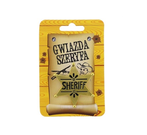 Šerifská hviezda 1 ks.