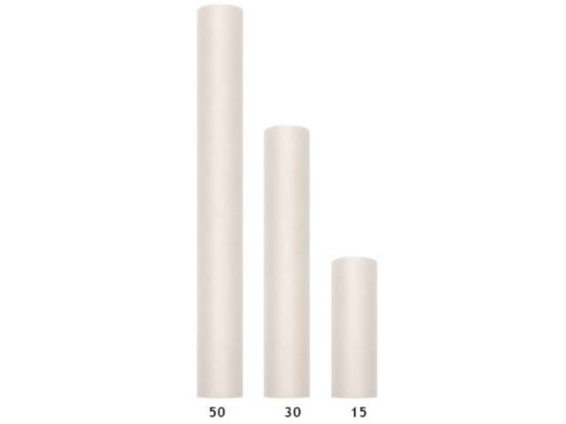Tyl na cievke 15 cm x 9 m KRÉMOVÁ svadba
