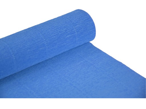 CREEPE CRIPPED TALIANSKY hodvábny papier modrý 180g Krep č. 557 MODRÁ tm