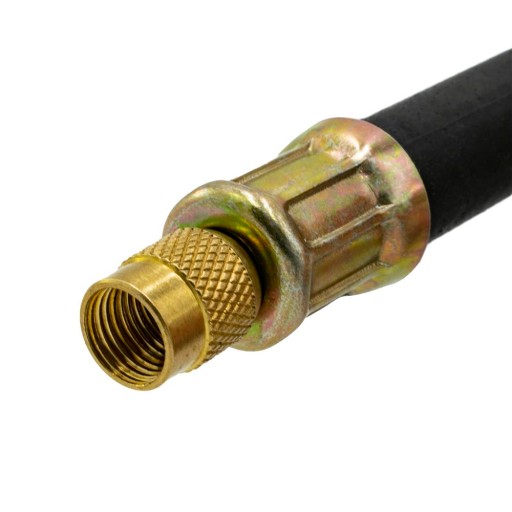 Pružná gumová hadica pumpy, Auto / Schrader ventil, 25 cm