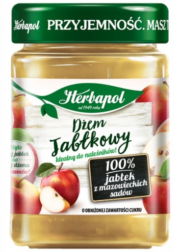Herbapol Jablkový džem s nízkym obsahom cukru 280g FIT!