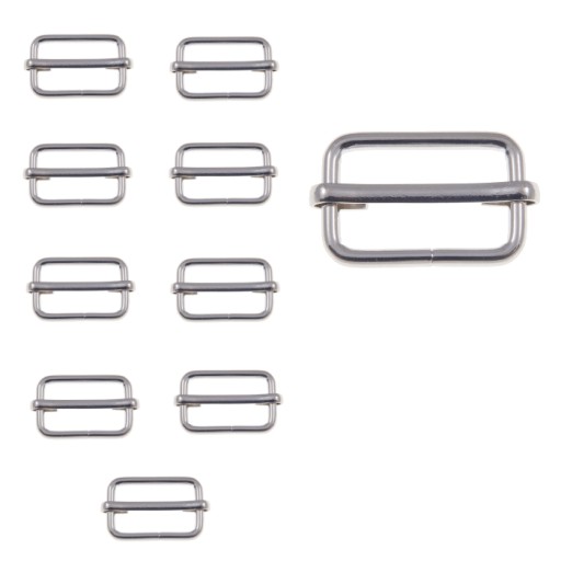 KOVOVÝ REGULÁTOR 25 mm STRIEBORNÝ (10 ks)