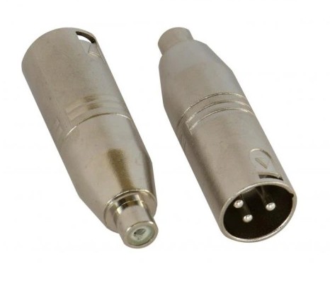 Adaptér RCA cinch zásuvka / XLR 3kolíková zástrčka (1347)