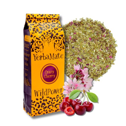 Yerba Mate CRAZY CHERRY 200g WildPower cherry lio nevädza