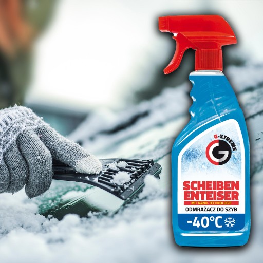 G-XTREME ROZMRAZOVAČ OKIEN -40°C NEMECKÁ ZIMNÁ ROZMRAZOVACIA TEKUTINA 500 ml