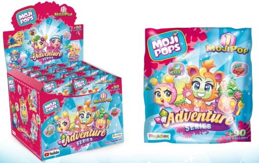 MojiPops Bag s figúrkou prekvapenia, séria ADVENTURE, zberateľská