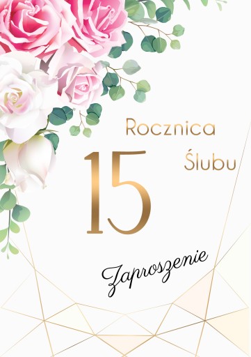 POZVÁNKA NA SVADOBNÉ VÝROČIE - Kvetinové šialenstvo