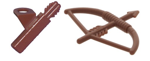 LEGO Indický rytier luk tulec hnedý 4499 4498