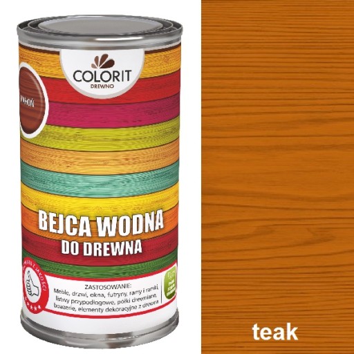 Moridlo na drevo na vodnej báze COLORIT 0,5 l MODRÁ