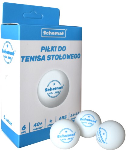 PINGPONG loptičky na stolný tenis 40+ biele