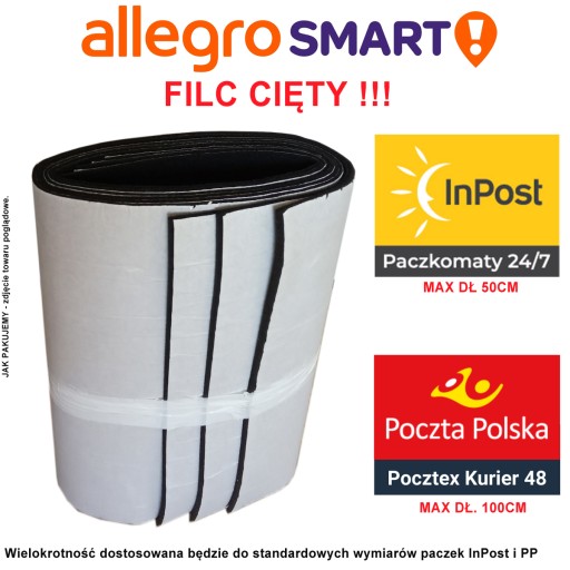 Plsť 3mm, 400g, šírka 160cm, 0,1m - Čierna
