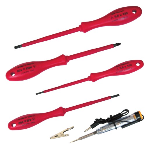 Sada elektrotech skrutkovačov 1000V 5 el 10540