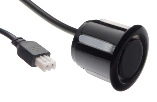 Čierny senzor, cúvací parkovací senzor, 18,5/23,5 mm, ultrazvukový